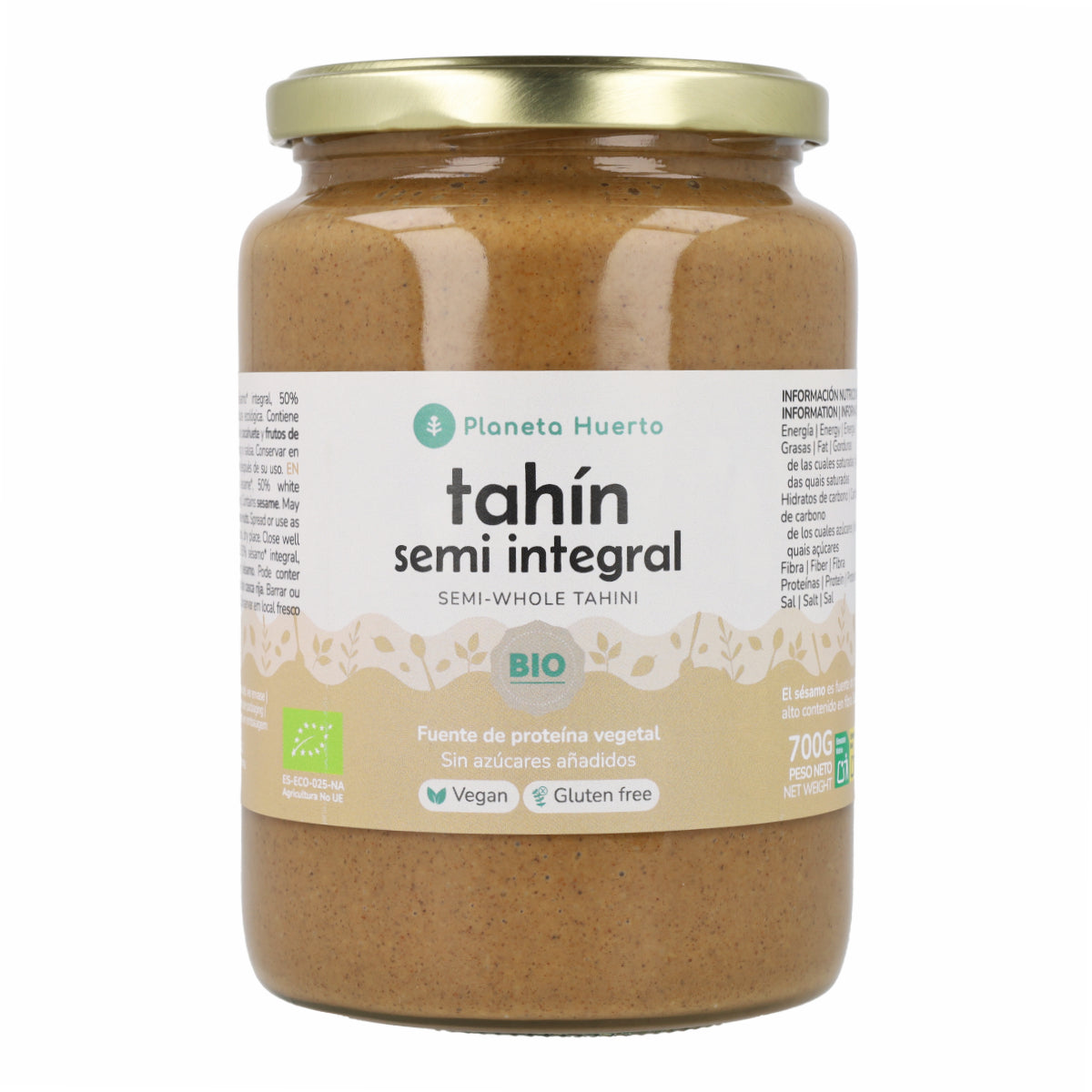 Halfvolle Tahini ECO Planeta Huerto