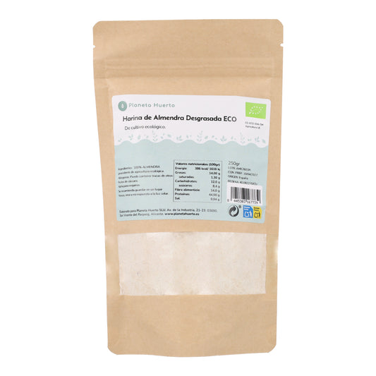 Ontvet amandelmeel (Amandel Proteïne) ECO Planeta Huerto 250 g