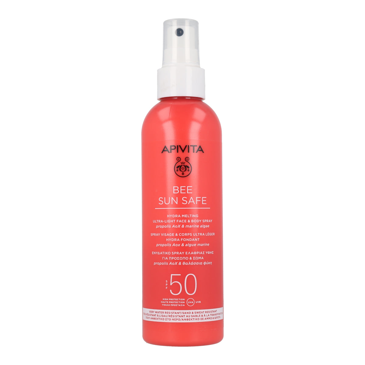 Zonnebrandspray Hydra Melting SPF50 Apivita 200 ml