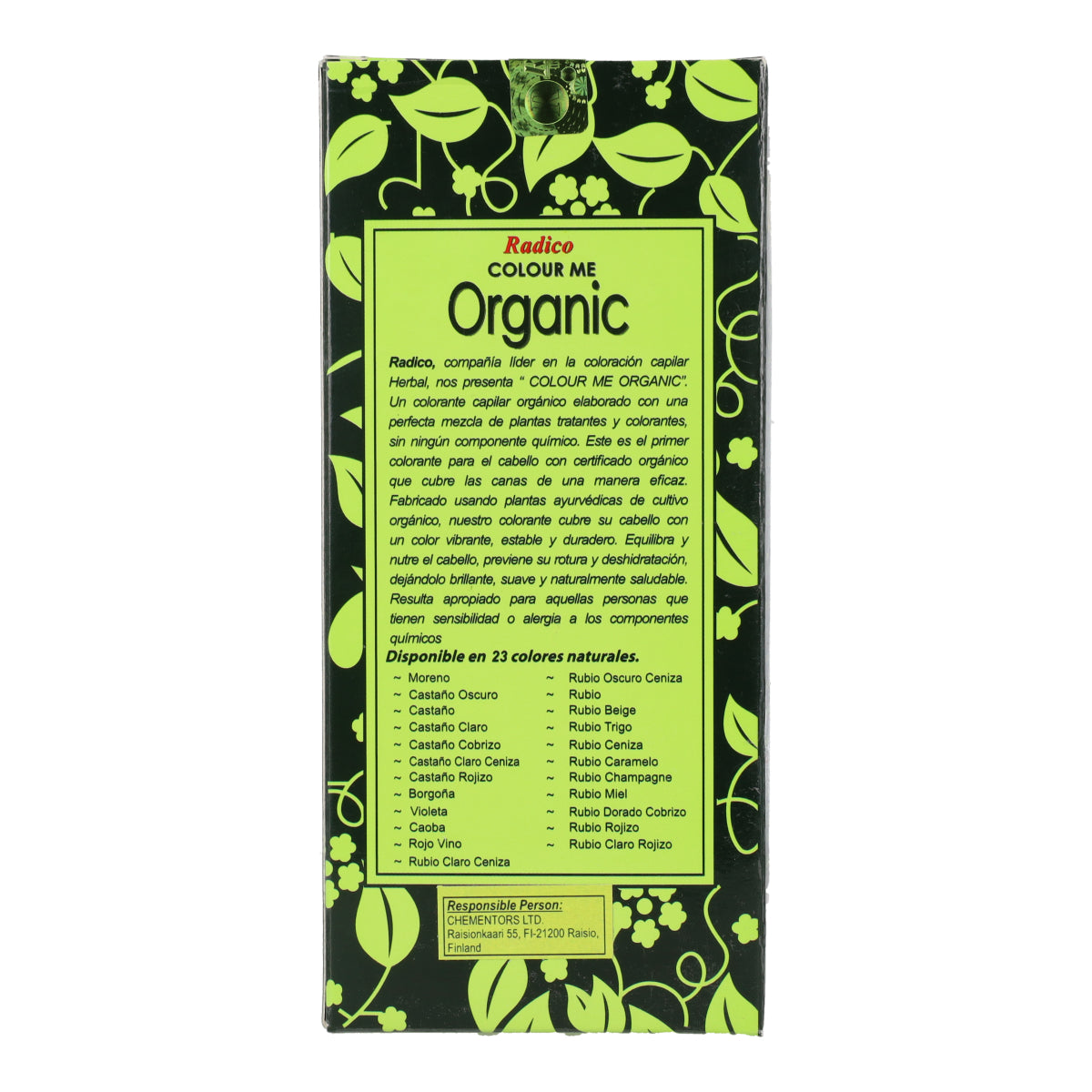 Plantaardige donkerbruine haarverf Radico 100 g