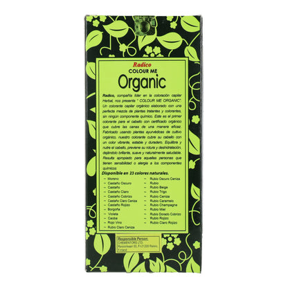 Plantaardige donkerbruine haarverf Radico 100 g