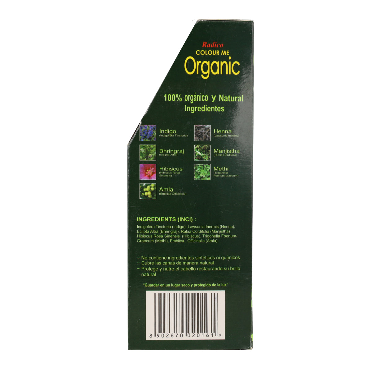 Plantaardige haarverf kastanjebruin Radico 100 g