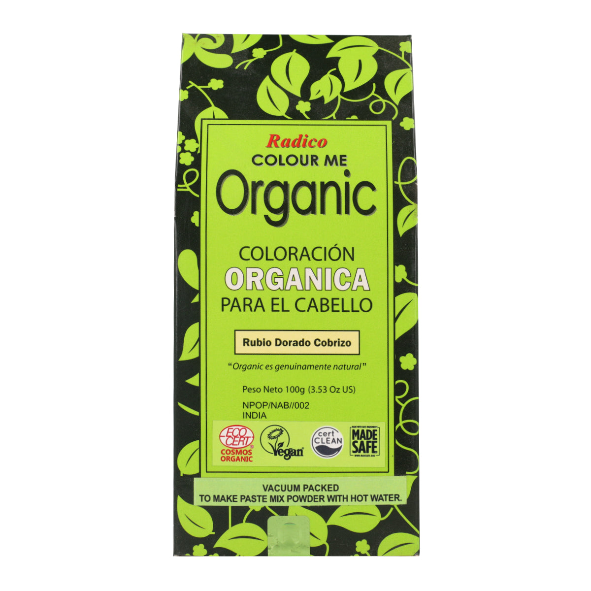 Radico plantaardige haarverf goudblond koperkleurig 100 g