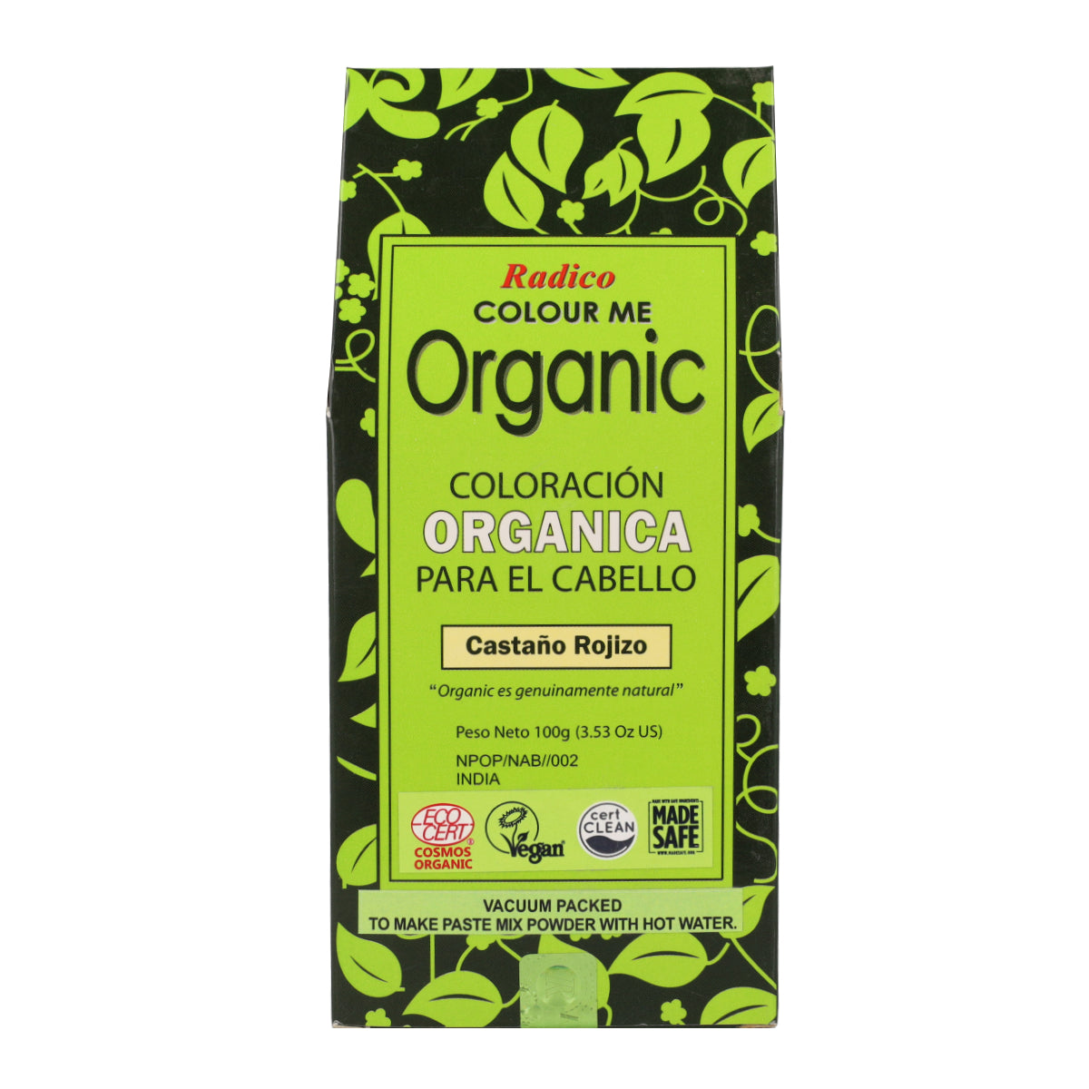 Plantaardige haarverf kastanjebruin  Radico 100 g
