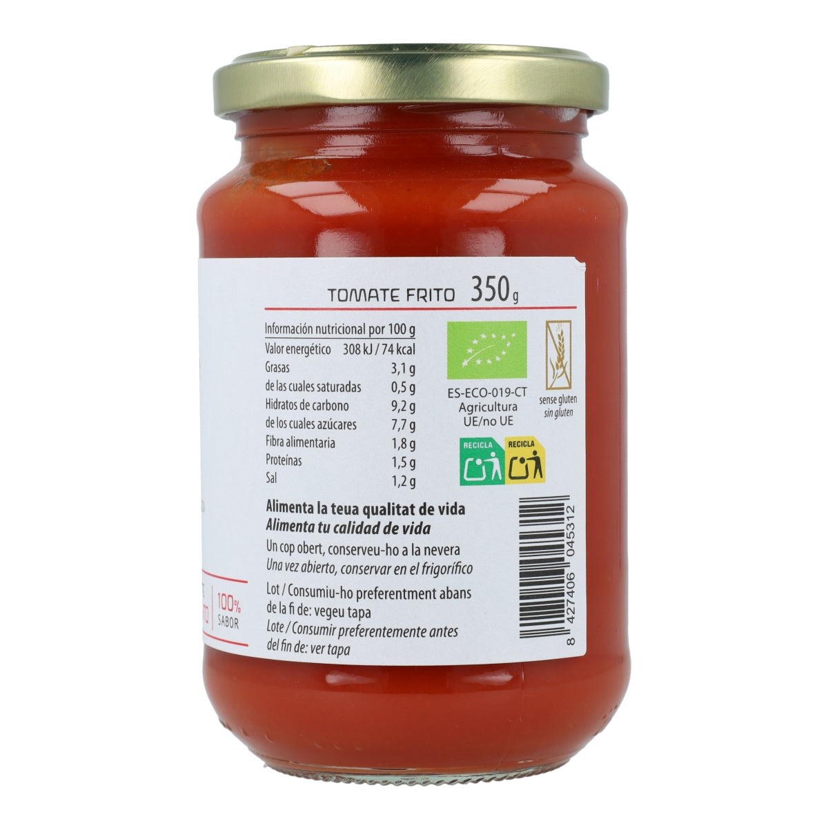 Bio Cal Valls tomatensaus, 350 g