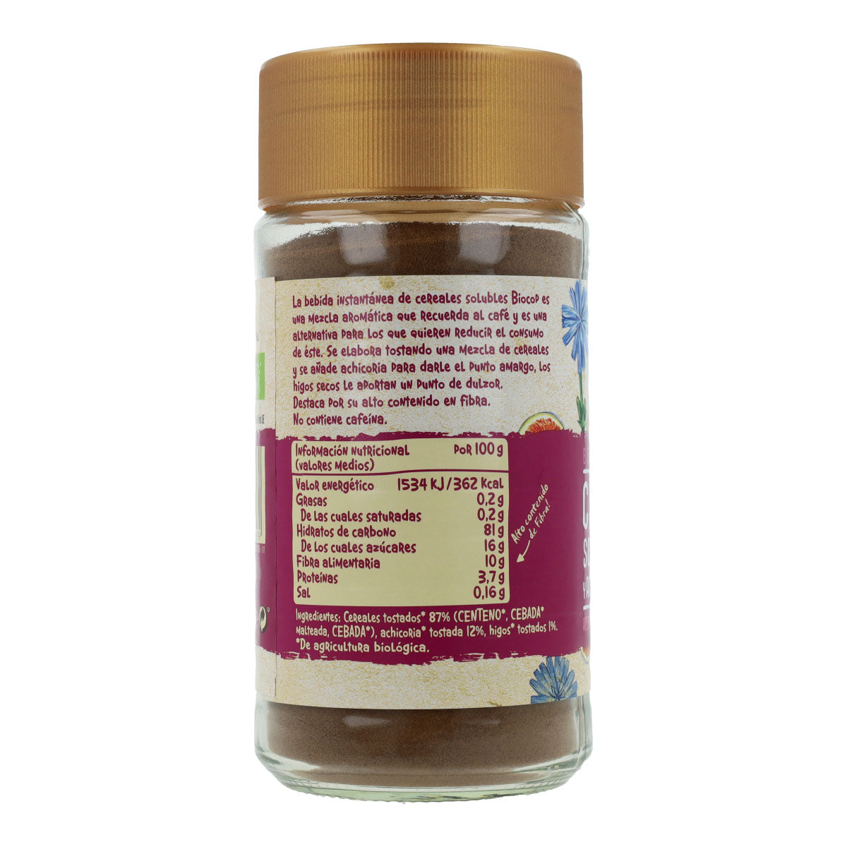 Graan-, vijgen- en cichoreikoffie Bio Biocop, 100 g.