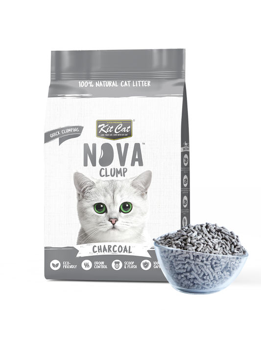 Kit Cat Arena Eco SoyaClump - Charcoal 7 L Kattenbakvulling