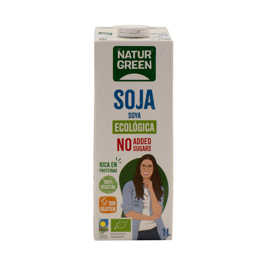 Nature sojadrank zonder suikers NaturGreen, 1 l