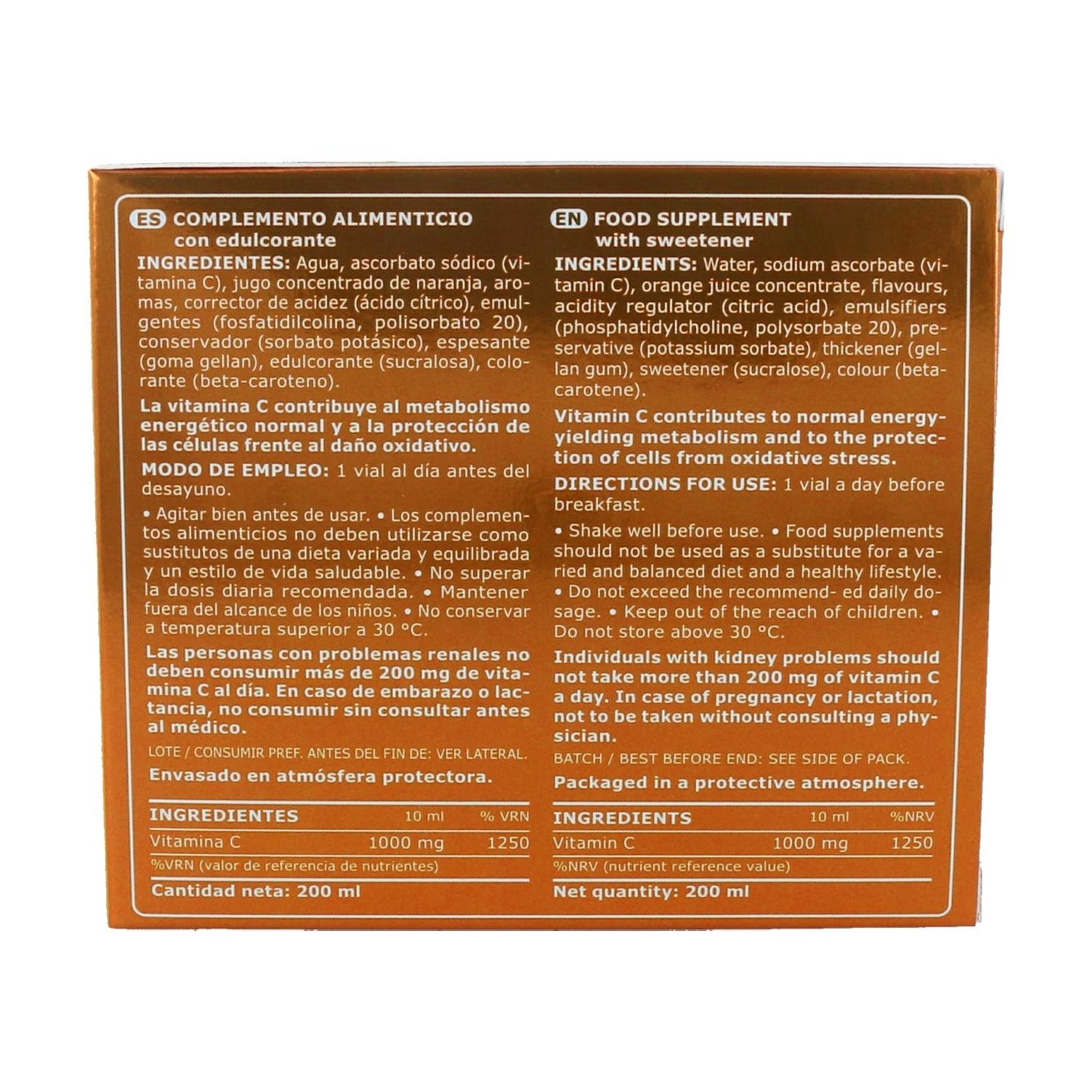 Pack 2X Vitamina C liposomada Marnys 20 viales
