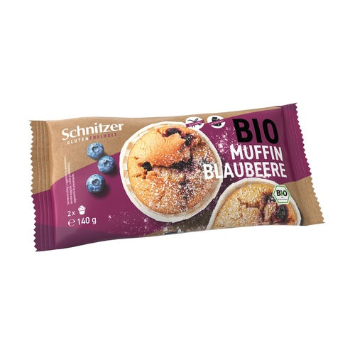 Muffins de arándanos Sin gluten Schnitzer 140 g