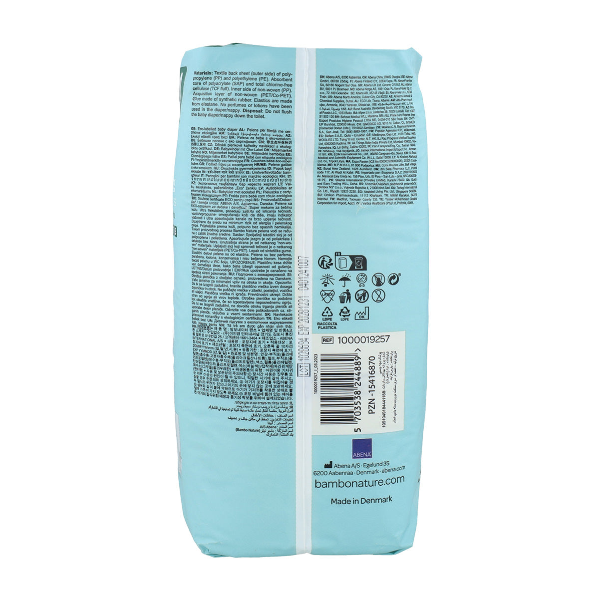 Pañal Pants T4 (7-12Kg) Bambo Nature 20 uds