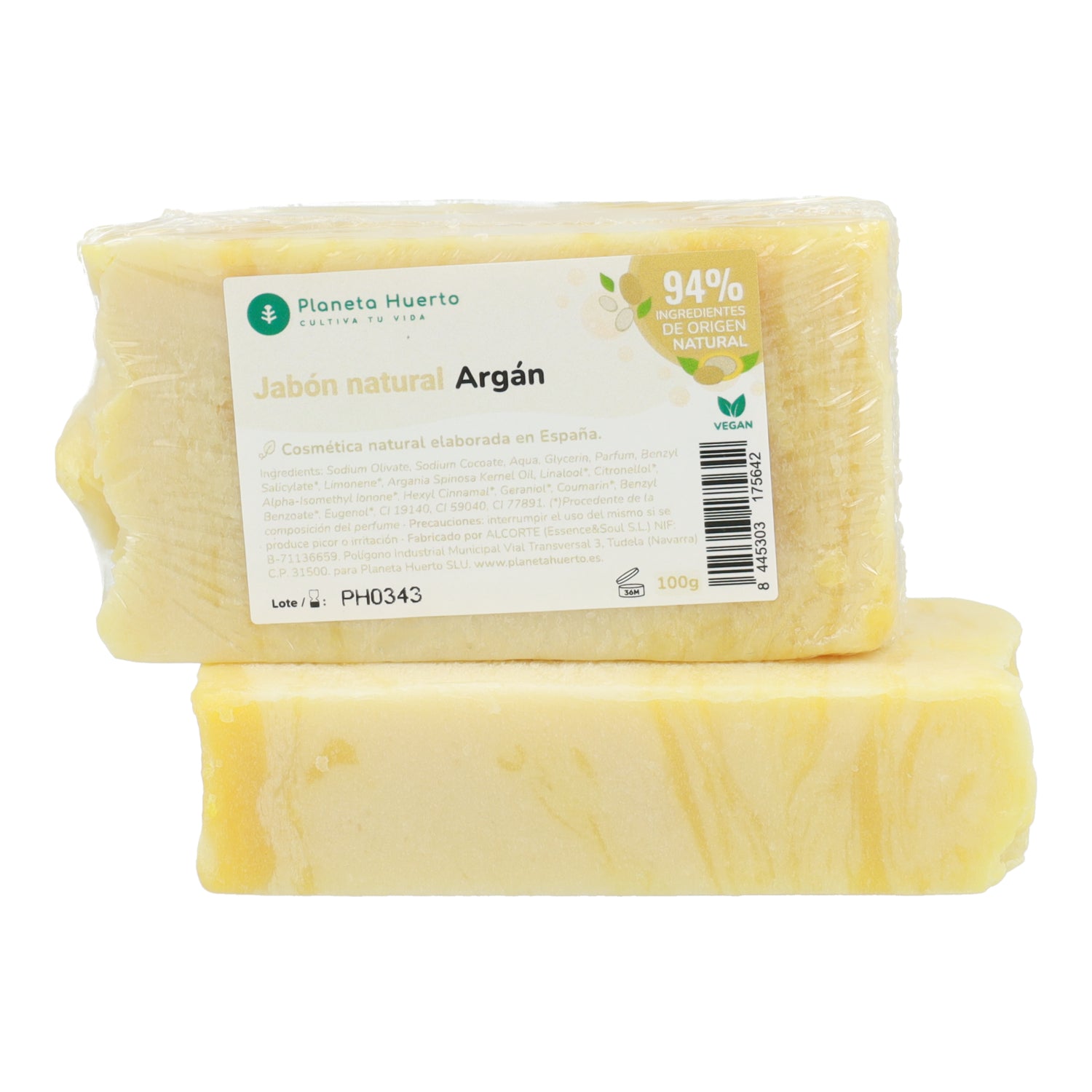 Natuurlijke zeep op basis van olijfolie en arganolie 100 g