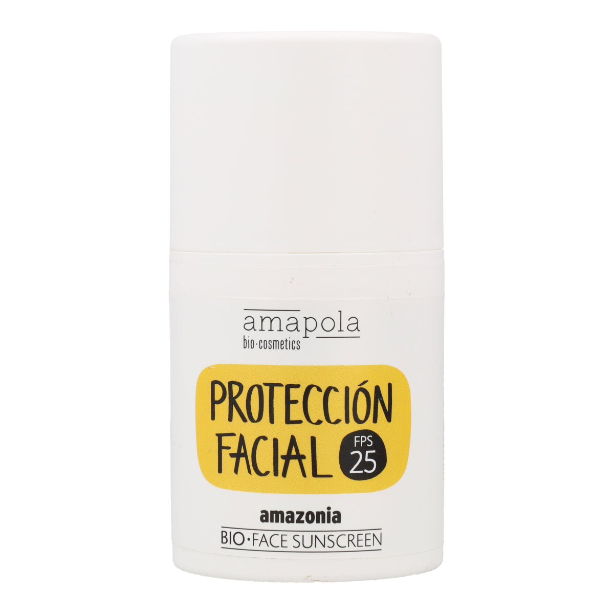 Zonnebrandcrème voor het gezicht SPF 25 Amazonia Amapola 50 ml