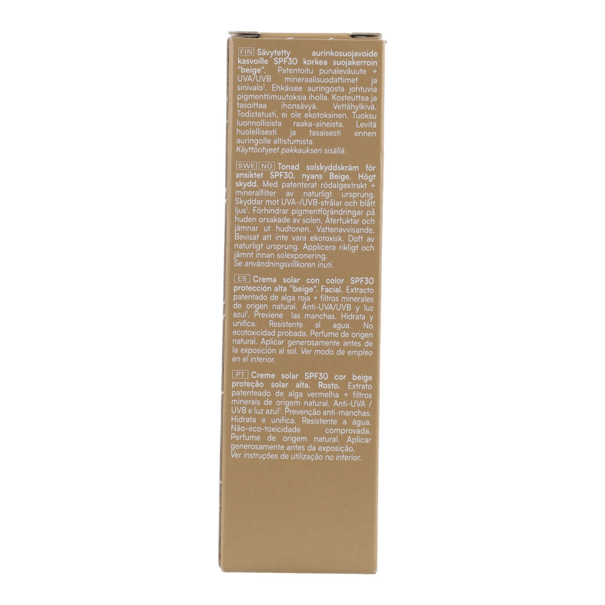 Zonnebrandcrème voor het gezicht, kleur beige, SPF30 Alga Maris 50 ml
