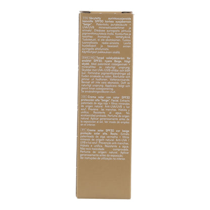 Zonnebrandcrème voor het gezicht, kleur beige, SPF30 Alga Maris 50 ml