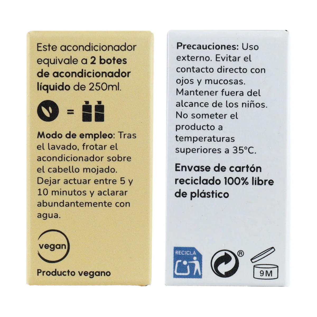 Herstellende vaste conditioner Planeta Huerto 85 g