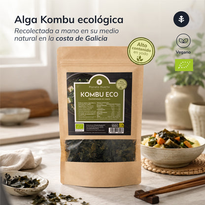 Kombu zeewiervlokken ECO Planeta Huerto 100 g