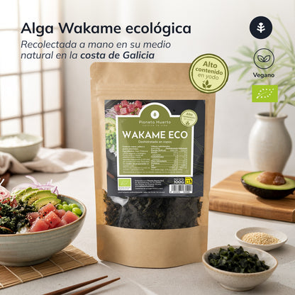 Wakame zeewiervlokken ECO Planeta Huerto 100 g