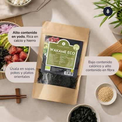Wakame zeewiervlokken ECO Planeta Huerto 100 g