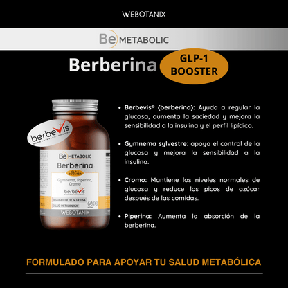 Berberine BeMetabolic WeBotanix 60 capsules