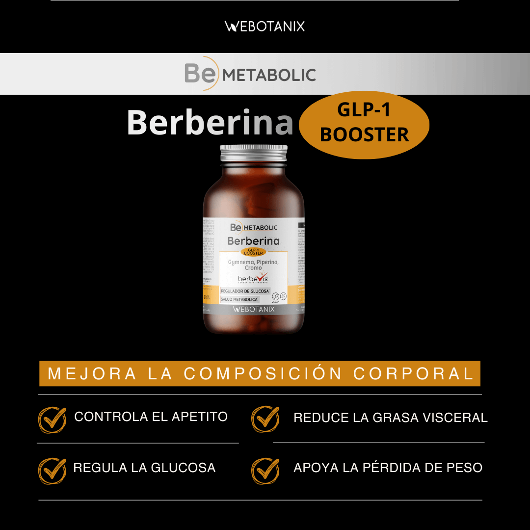 Berberine BeMetabolic WeBotanix 60 capsules