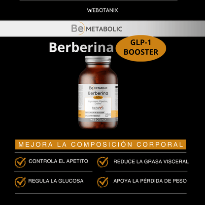 Berberine BeMetabolic WeBotanix 60 capsules