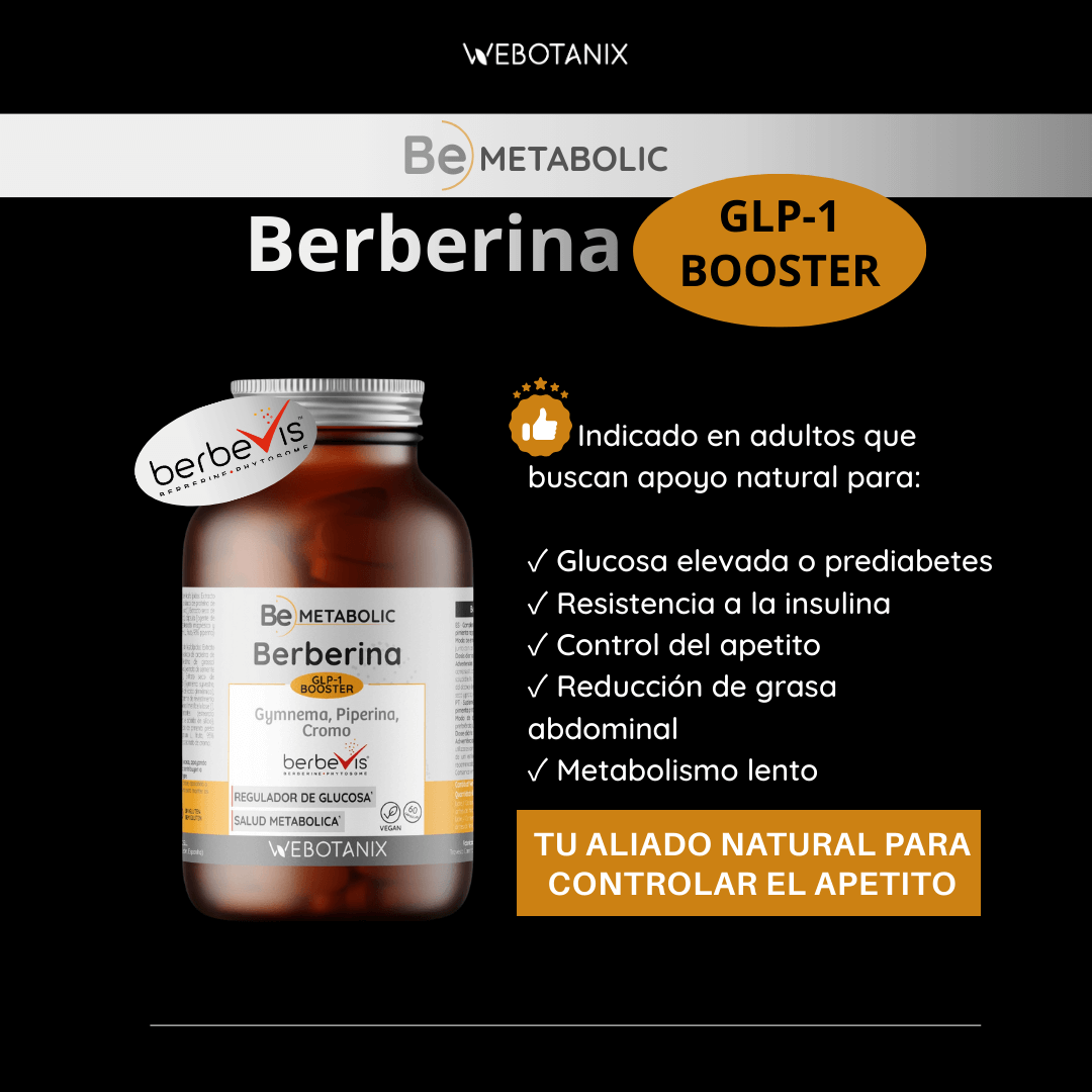 Berberine BeMetabolic WeBotanix 60 capsules