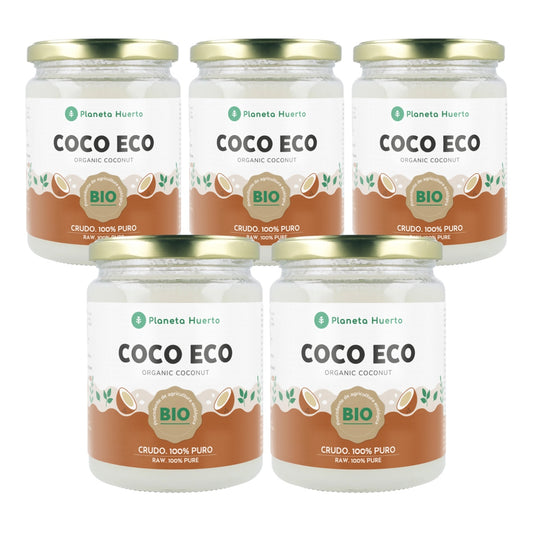 5x ECO kokosolie Planeta Huerto 430 ml