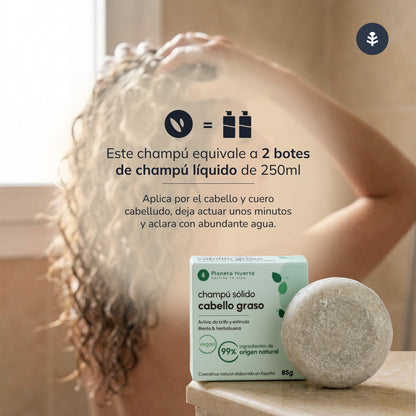 Planeta Huerto Mint anti-vet vaste shampoo 85 g
