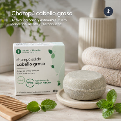 Planeta Huerto Mint anti-vet vaste shampoo 85 g