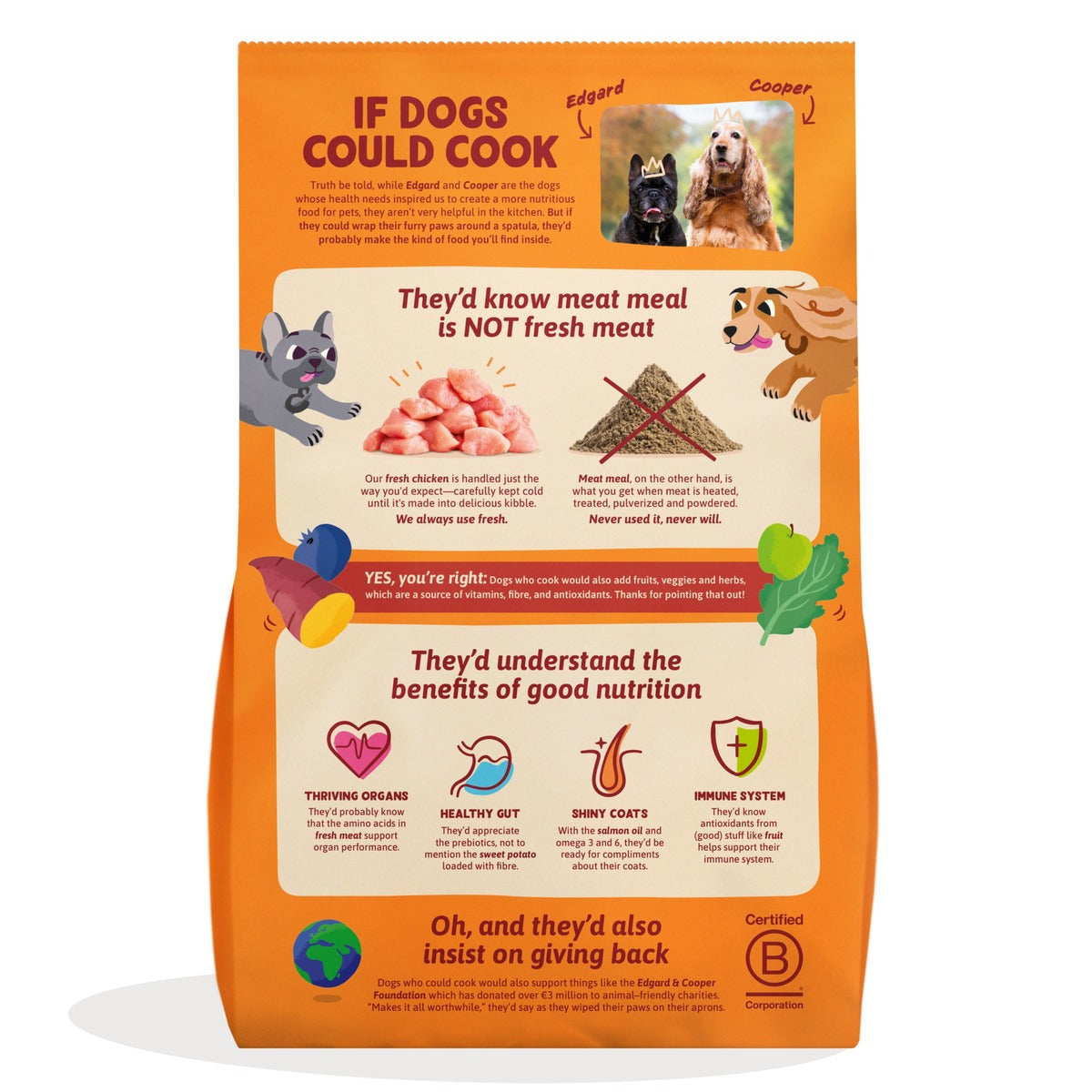 Hondenvoer Edgard & Cooper scharrelkip 1 kg