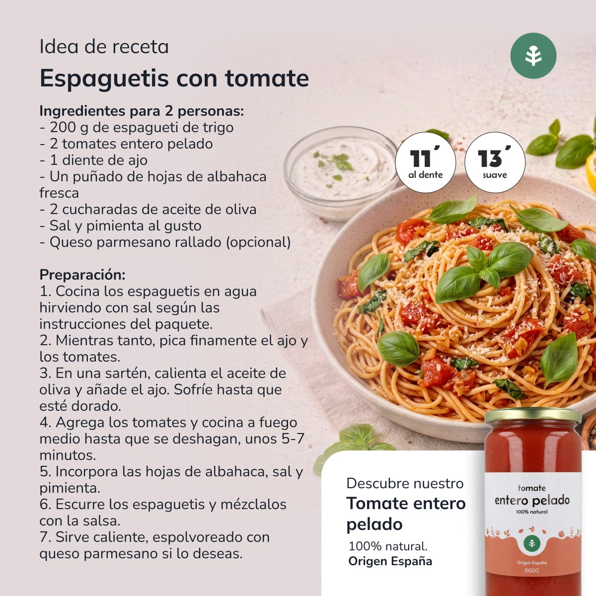 Spaghetti van tarwe ECO Planeta Huerto 500gr