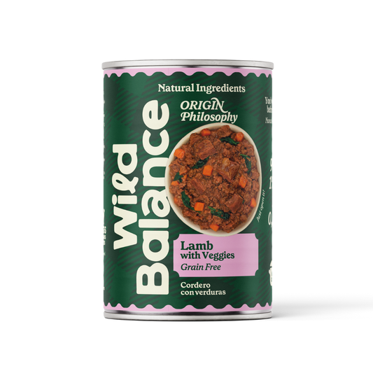 Compleet BARF-menu met lamsvlees voor honden, Wild Balance, 400 g