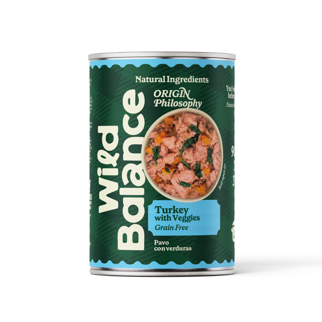 Compleet BARF-menu met kalkoen voor honden, Wild Balance, 400 g