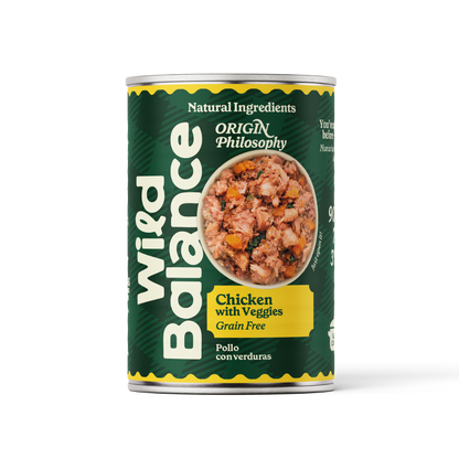 Blik BARF-kip voor honden Wild Balance 400 g