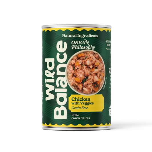 Blik BARF-kip voor honden Wild Balance 400 g