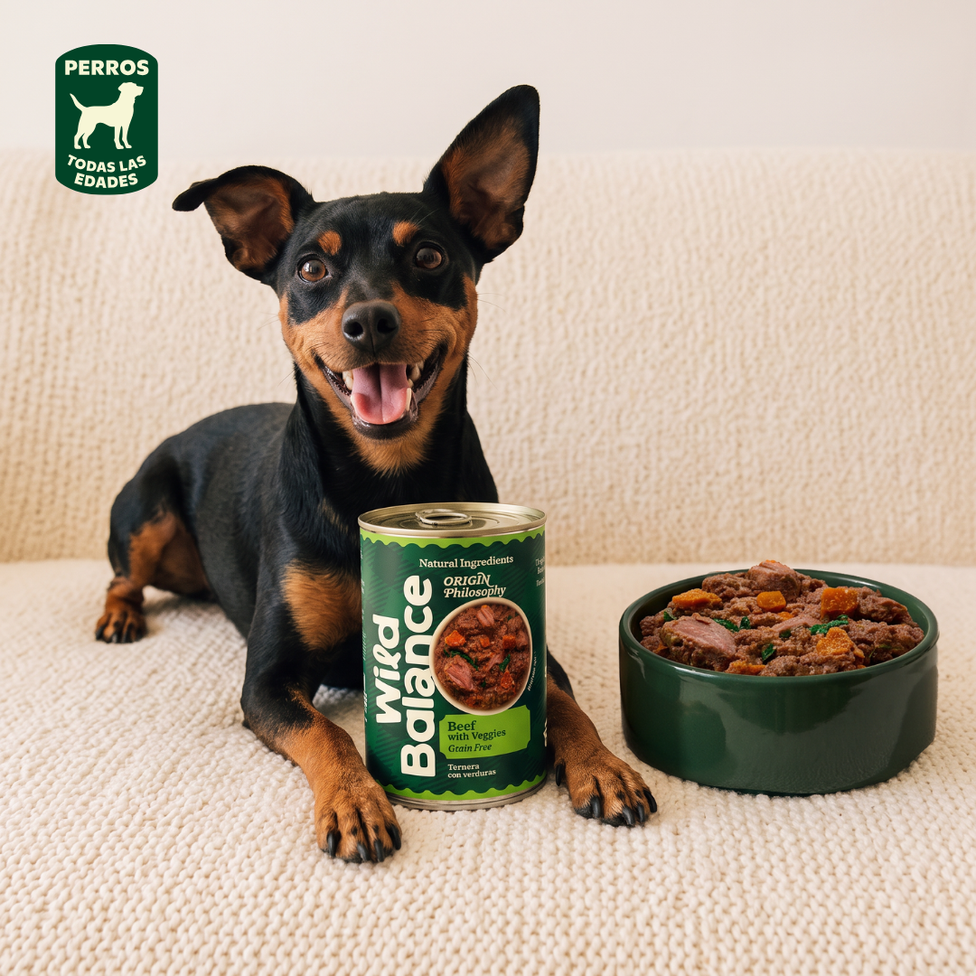 BARF-blikje kalfsvlees voor honden Wild Balance 400 g