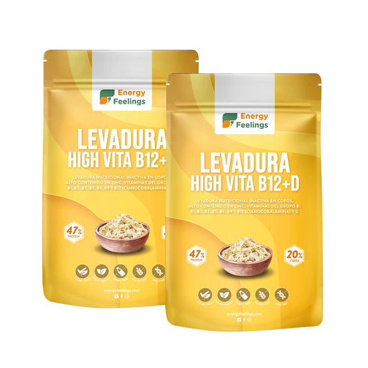 Pakket 2x Voedingsgist met hoog vitamine D-gehalte Energy Feelings 1 kg