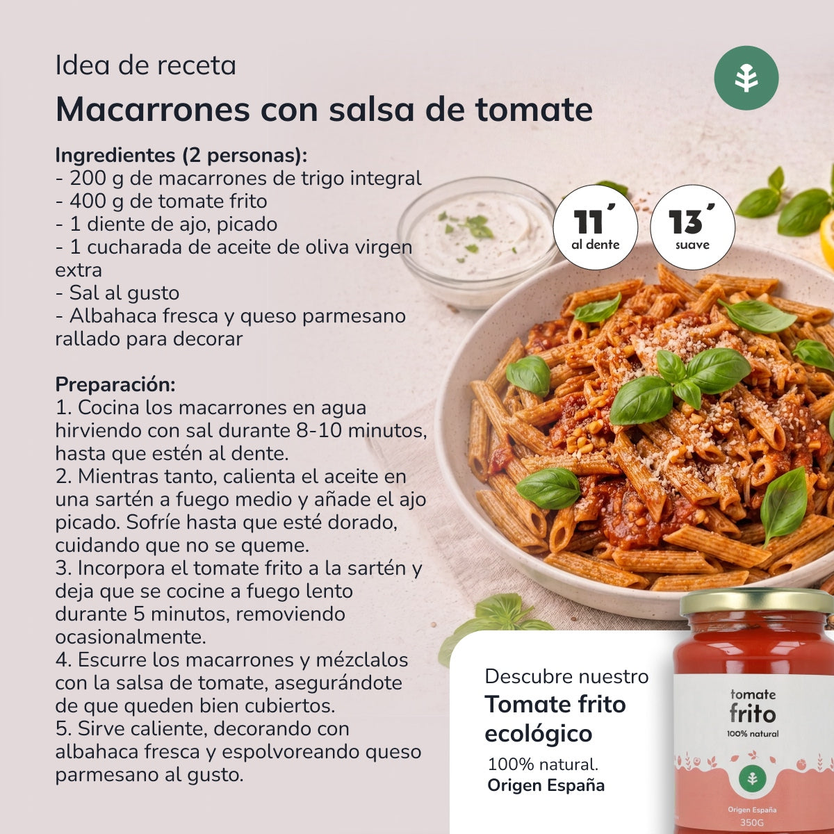 Volkoren macaroni ECO Planeta Huerto 5 kg