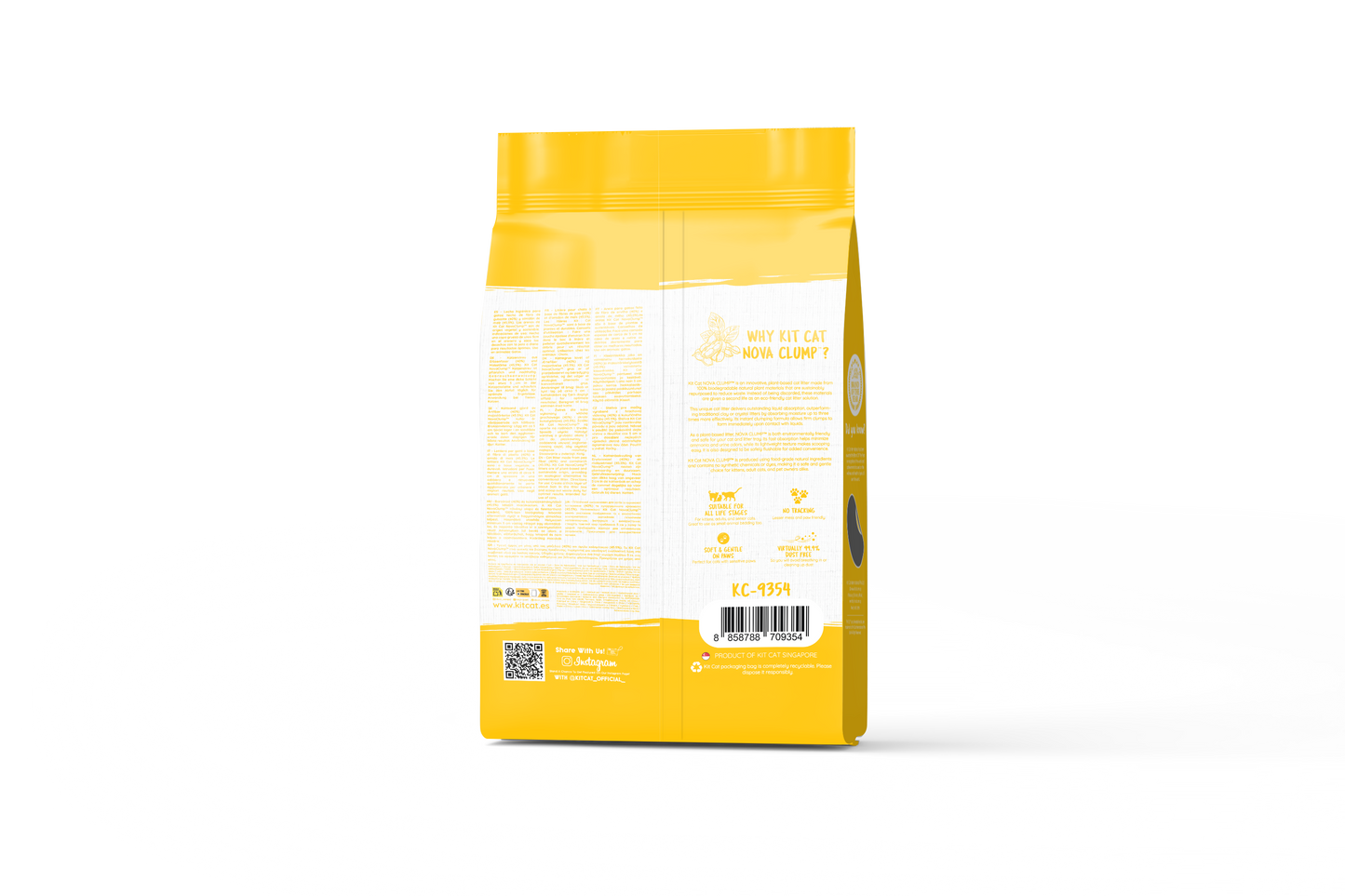 Kit Cat Arena Eco SoyaClump - Original 7 L Kattenbakvulling