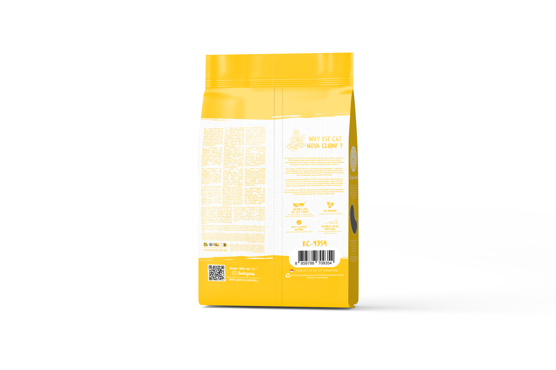 Kit Cat Arena Eco SoyaClump - Original 7 L Kattenbakvulling