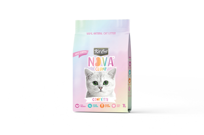 Kit Cat Arena Eco SoyaClump - Confetti 7 L Kattenbakvulling