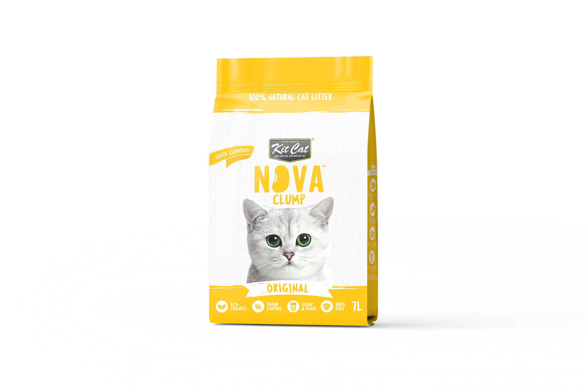 Kit Cat Arena Eco SoyaClump - Original 7 L Kattenbakvulling