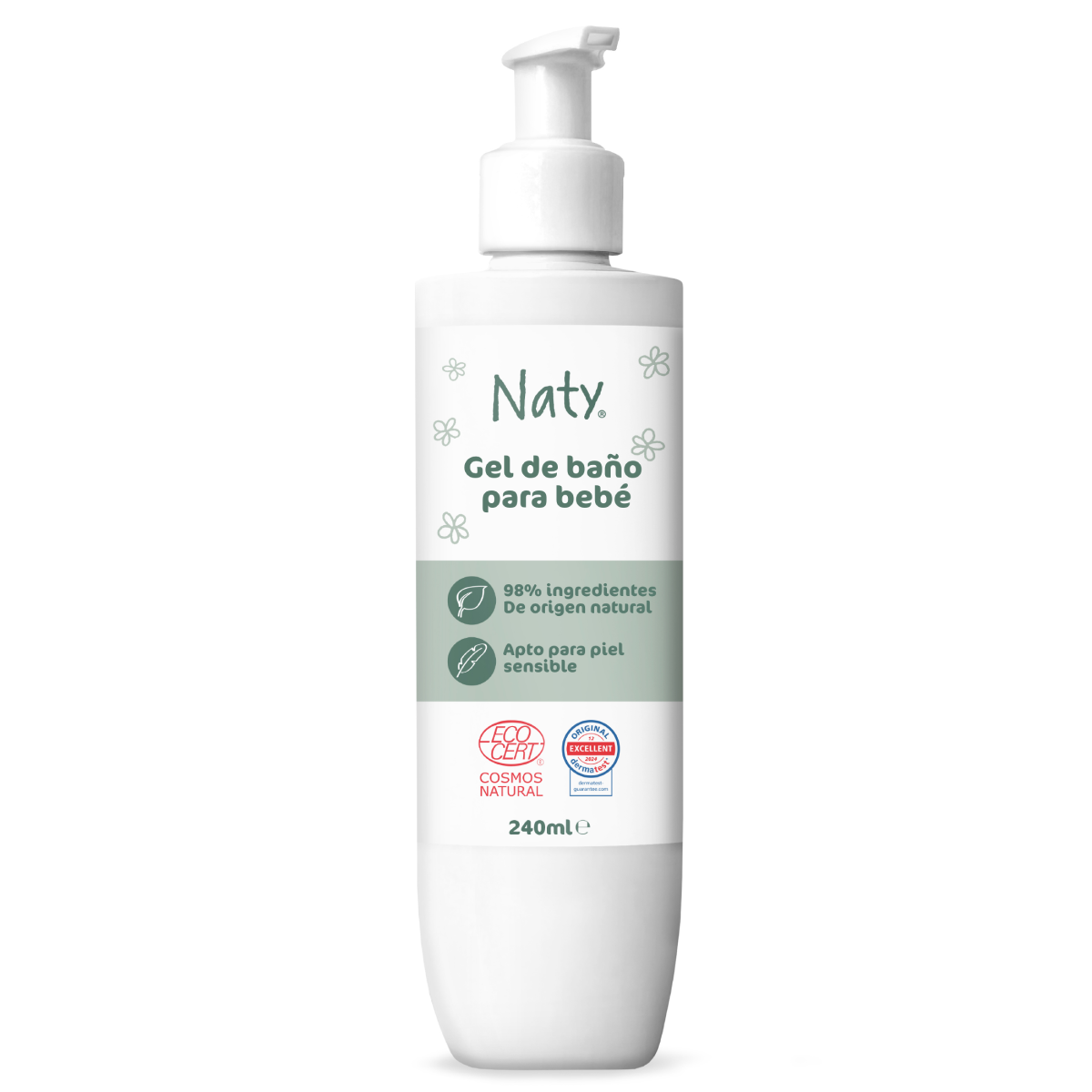 Babybadgel 0m+ Naty 240 ml