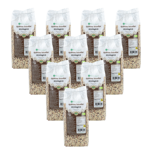 Pakket 10x driekleurige quinoa ECO Planeta Huerto 500 g