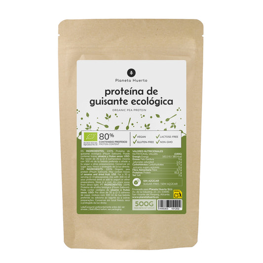 Erwteneiwit 80% ECO Planeta Huerto 500 g