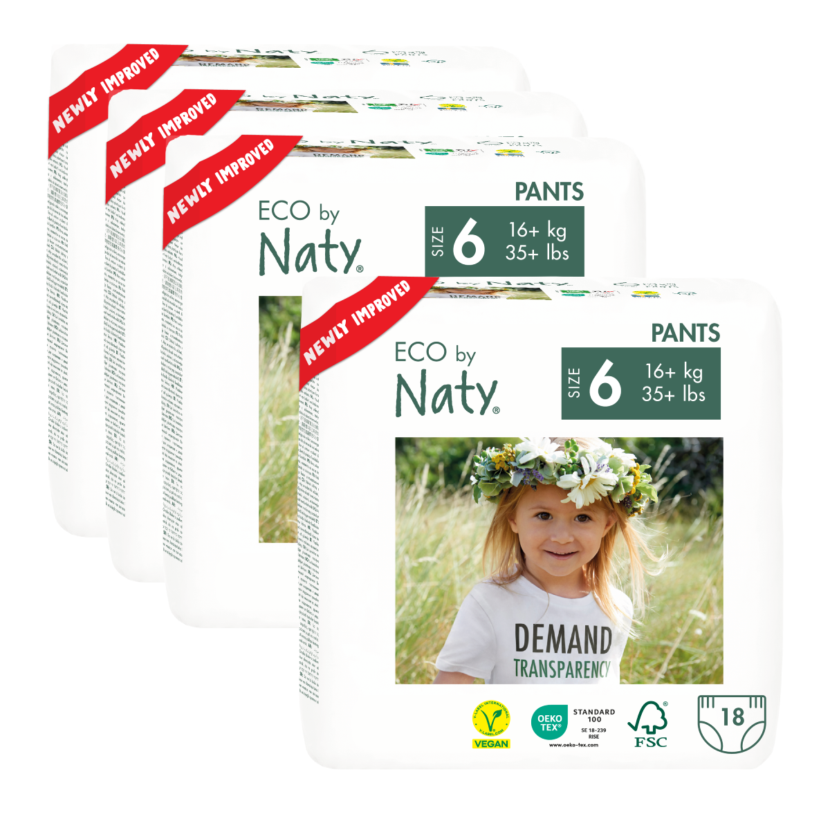 Pak luiers nr. 6 Naty 16+ kg 36 stuks