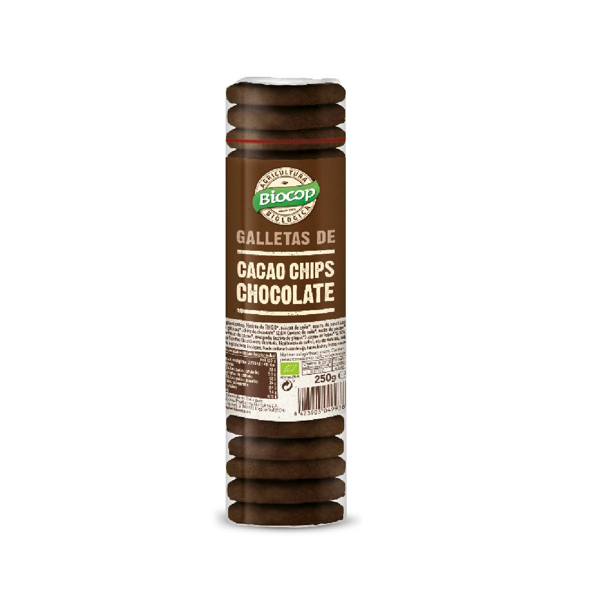 Cacaokoekjes met chocoladestukjes Bio Biocop 250 g