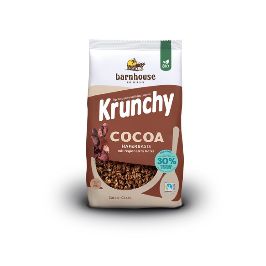 Barnhouse biologische krunchy joy cacao muesli 375 g