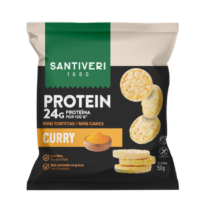 Mini-proteïne-curry-pannenkoekjes SANTIVERI 50 g